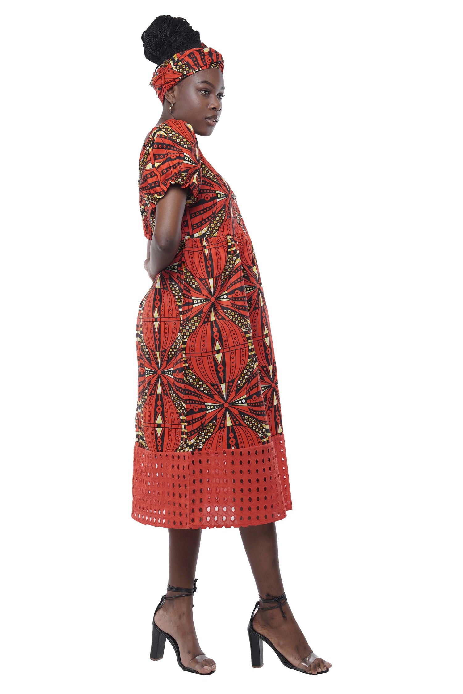 Ankara Midi Dress