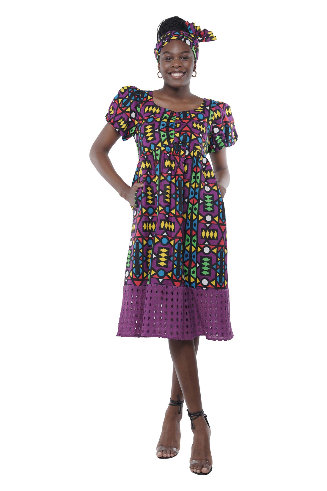 Ankara Midi Dress