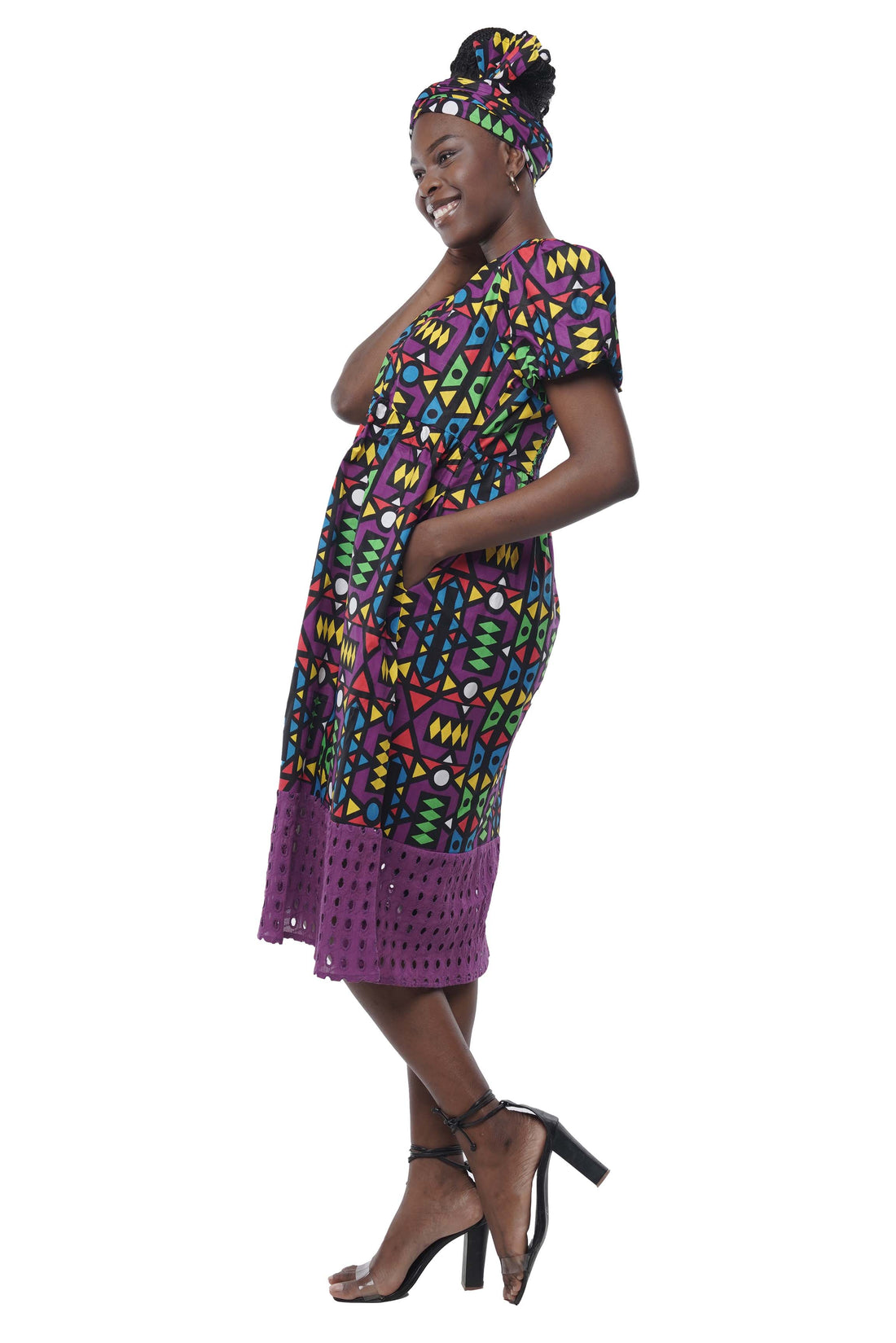 Ankara Midi Dress