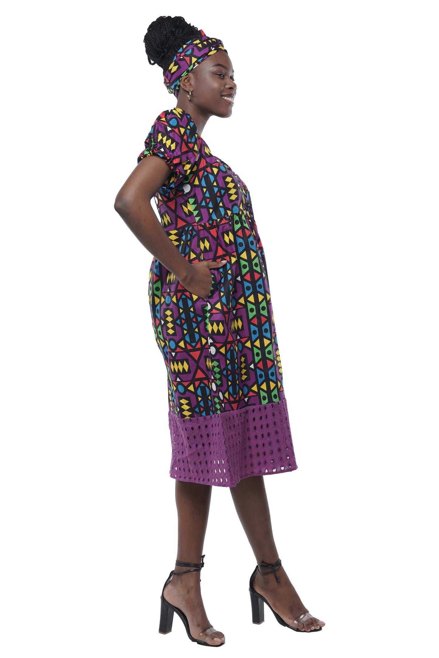 Ankara Midi Dress