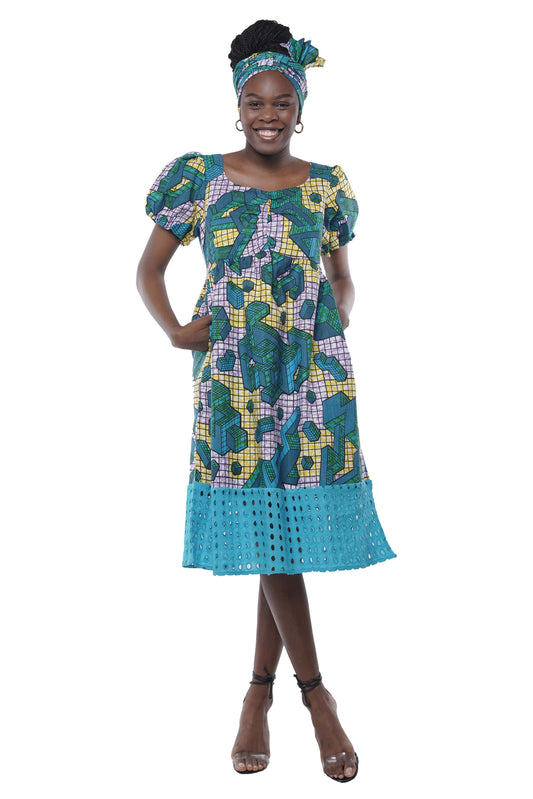 Ankara Midi Dress