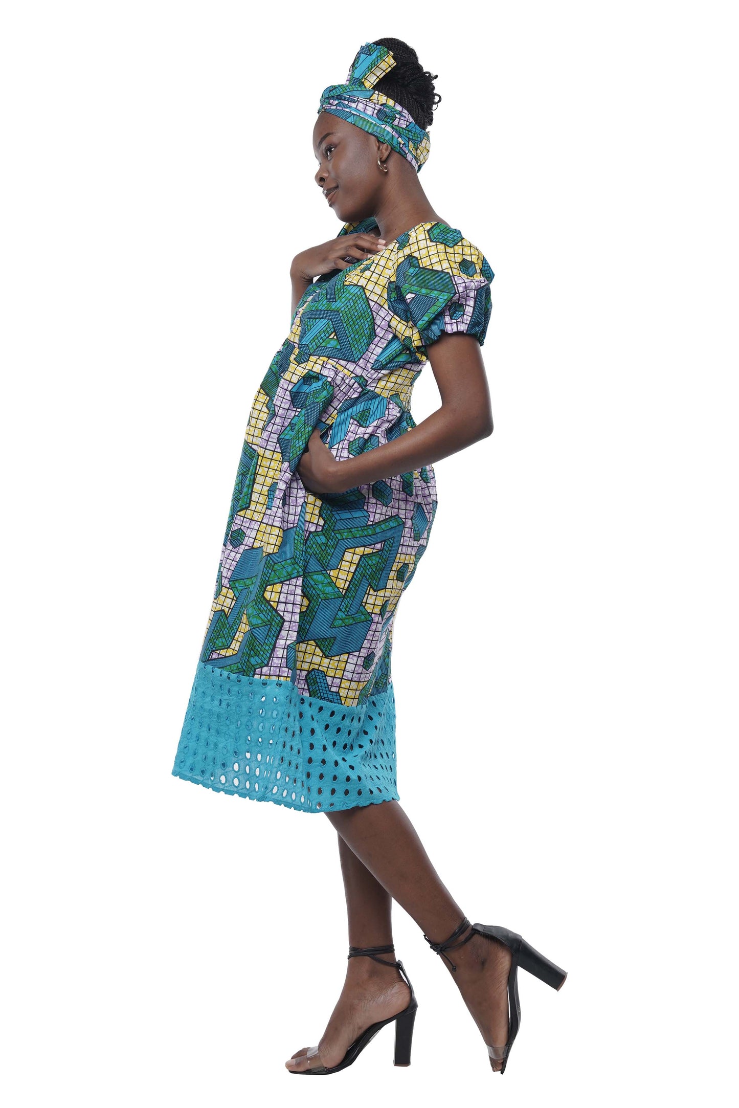 Ankara Midi Dress