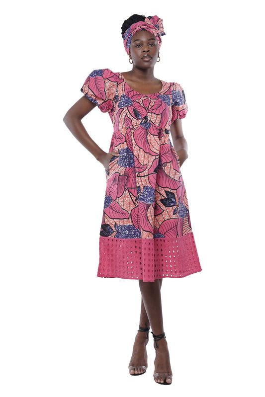 Ankara Midi Dress