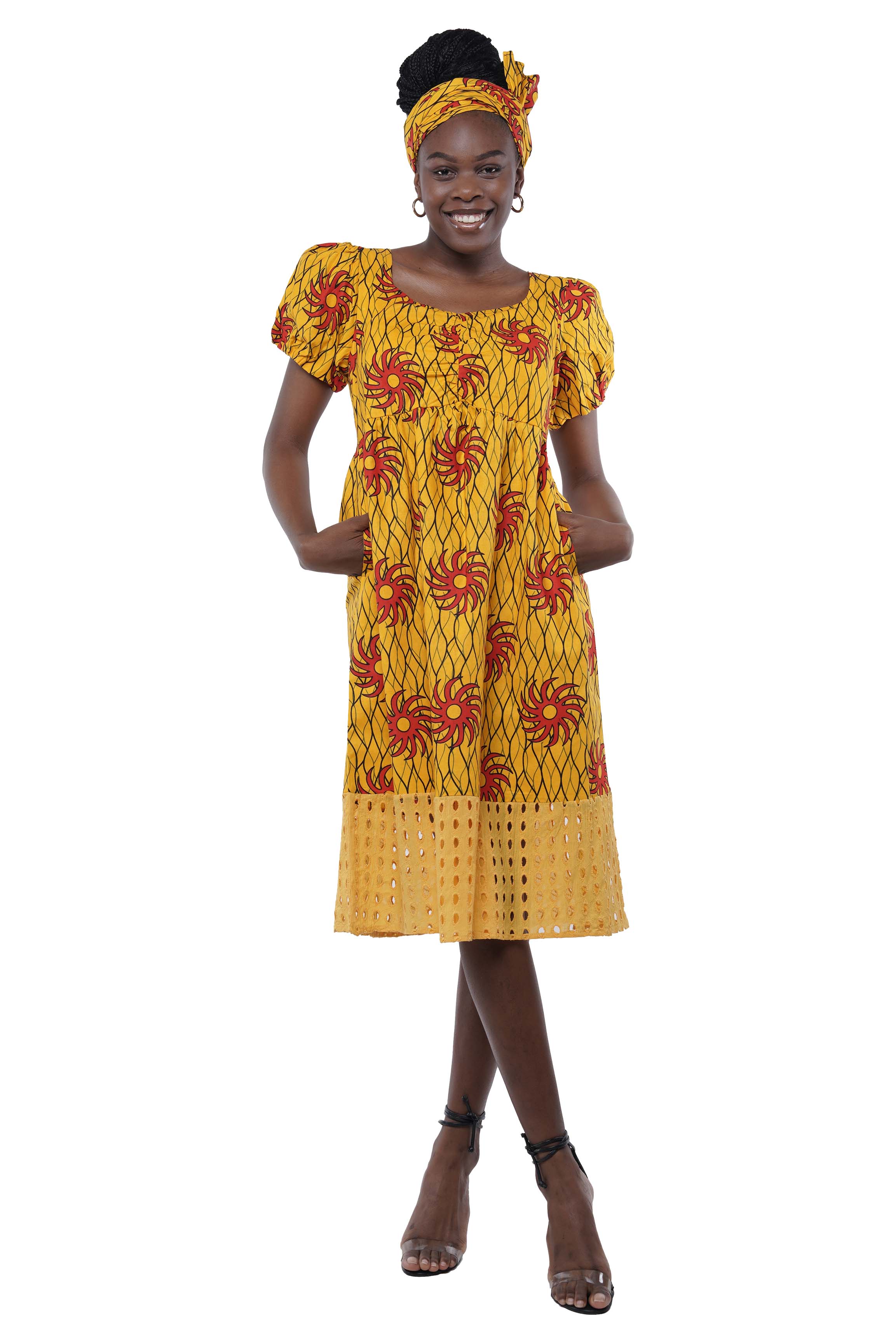 Ankara Midi Dress