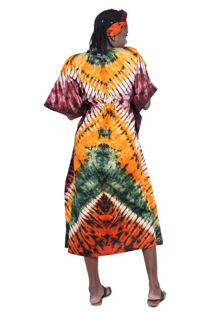 Tie &amp; Dye Kaftan