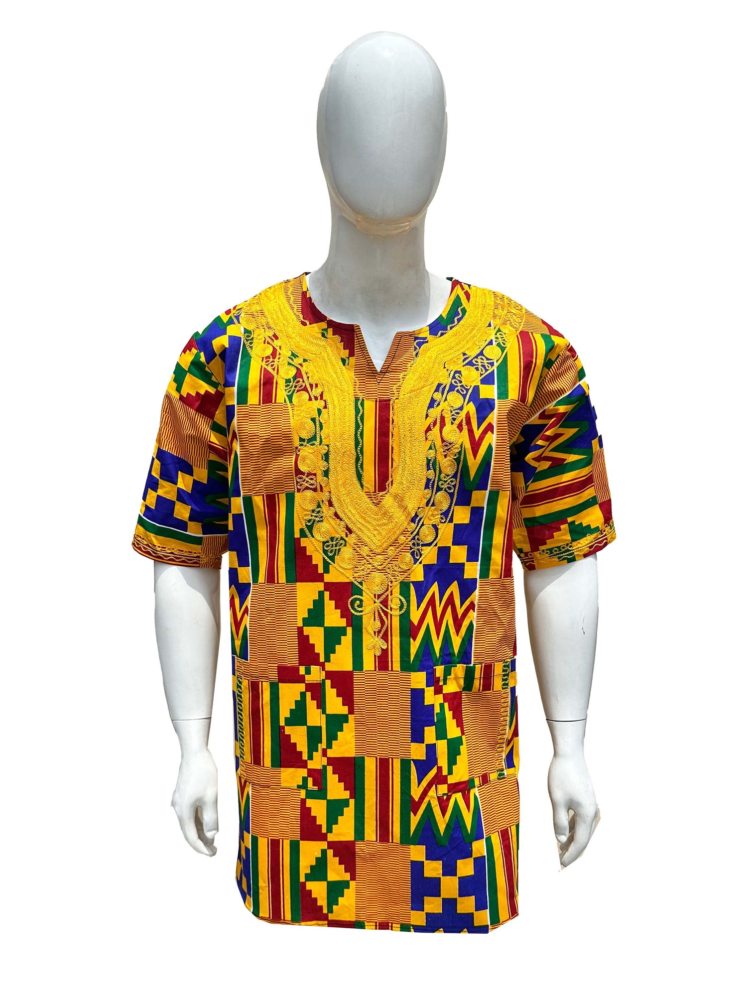 Handcrafted African embroidered men&
