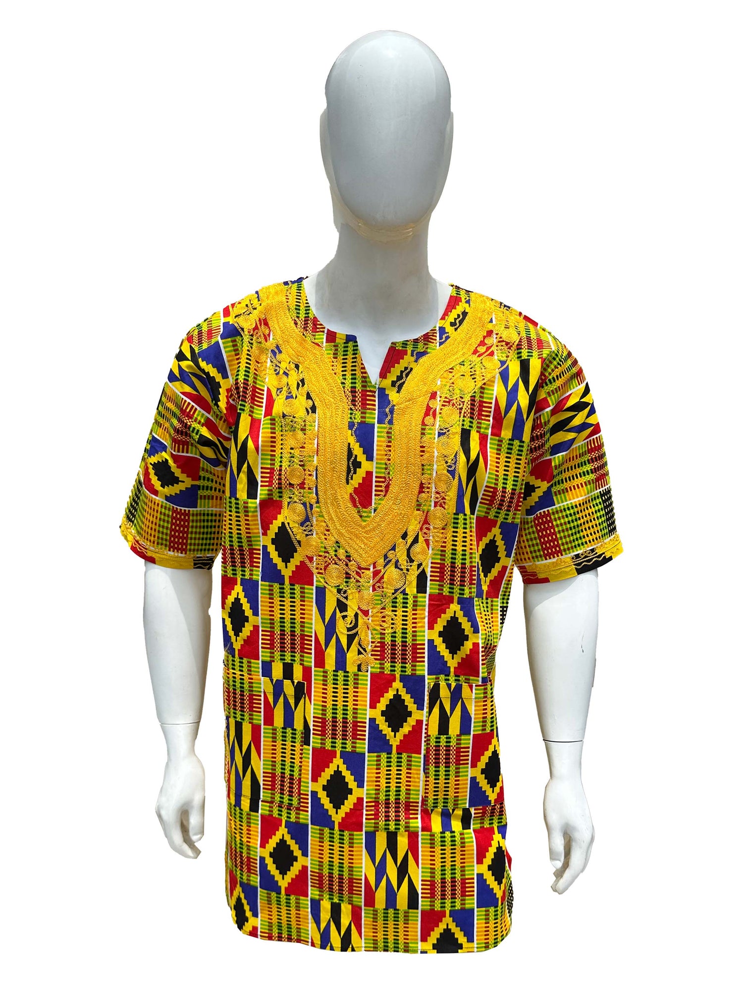 Handcrafted African embroidered men&