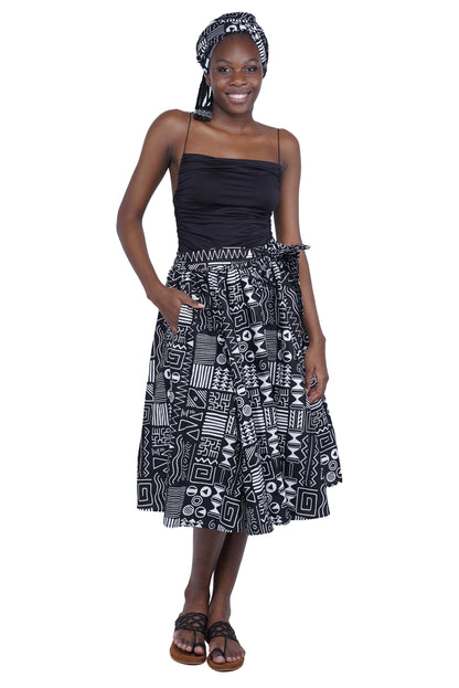 African Midi Skirt