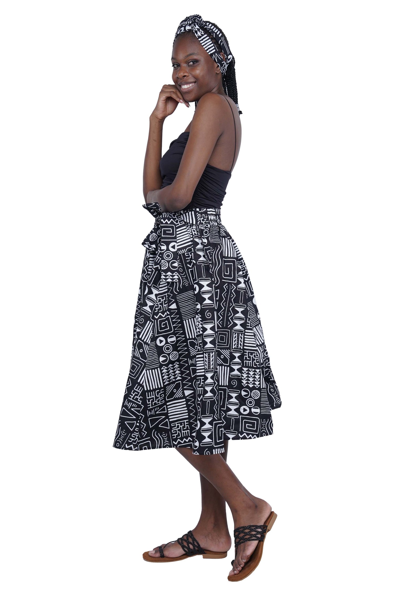 African Midi Skirt