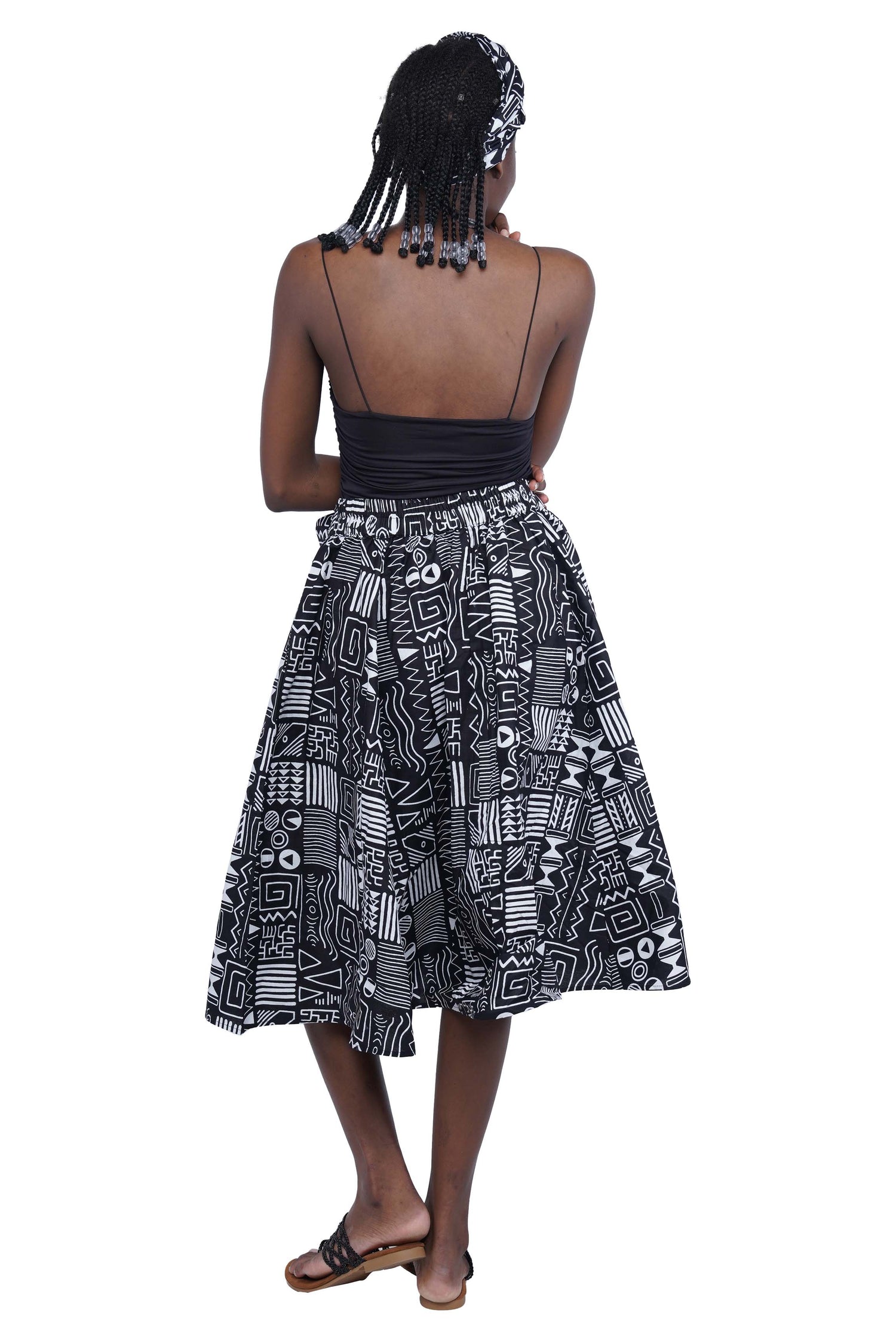 African Midi Skirt