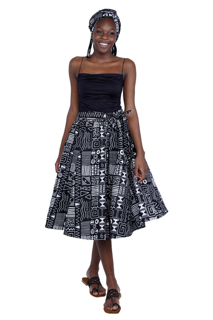 African Midi Skirt