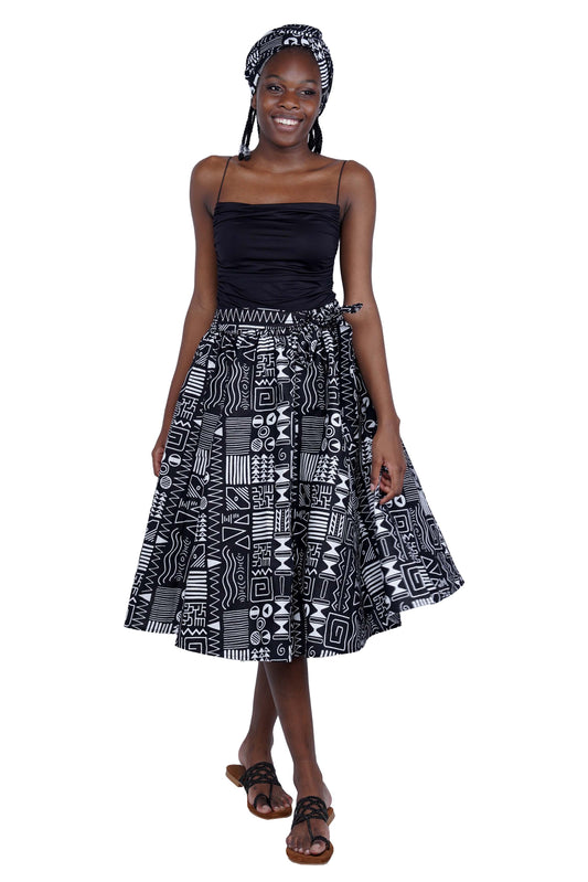 African Midi Skirt