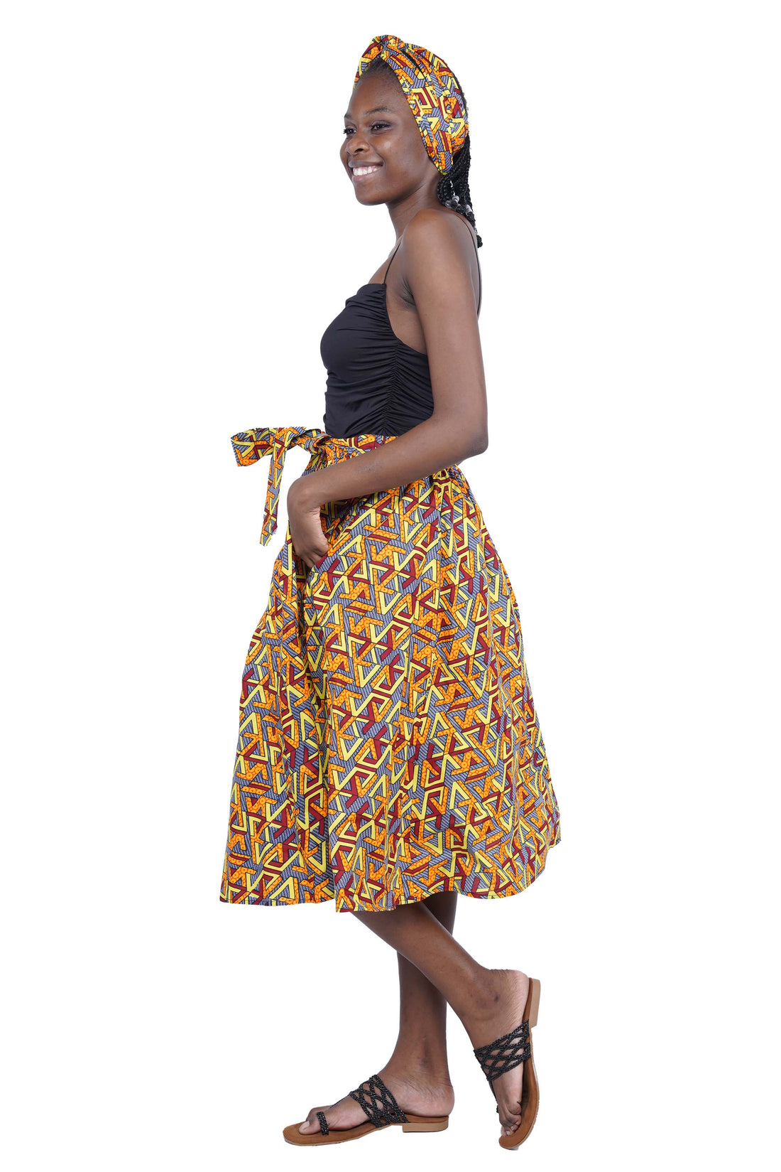 African Midi Skirt