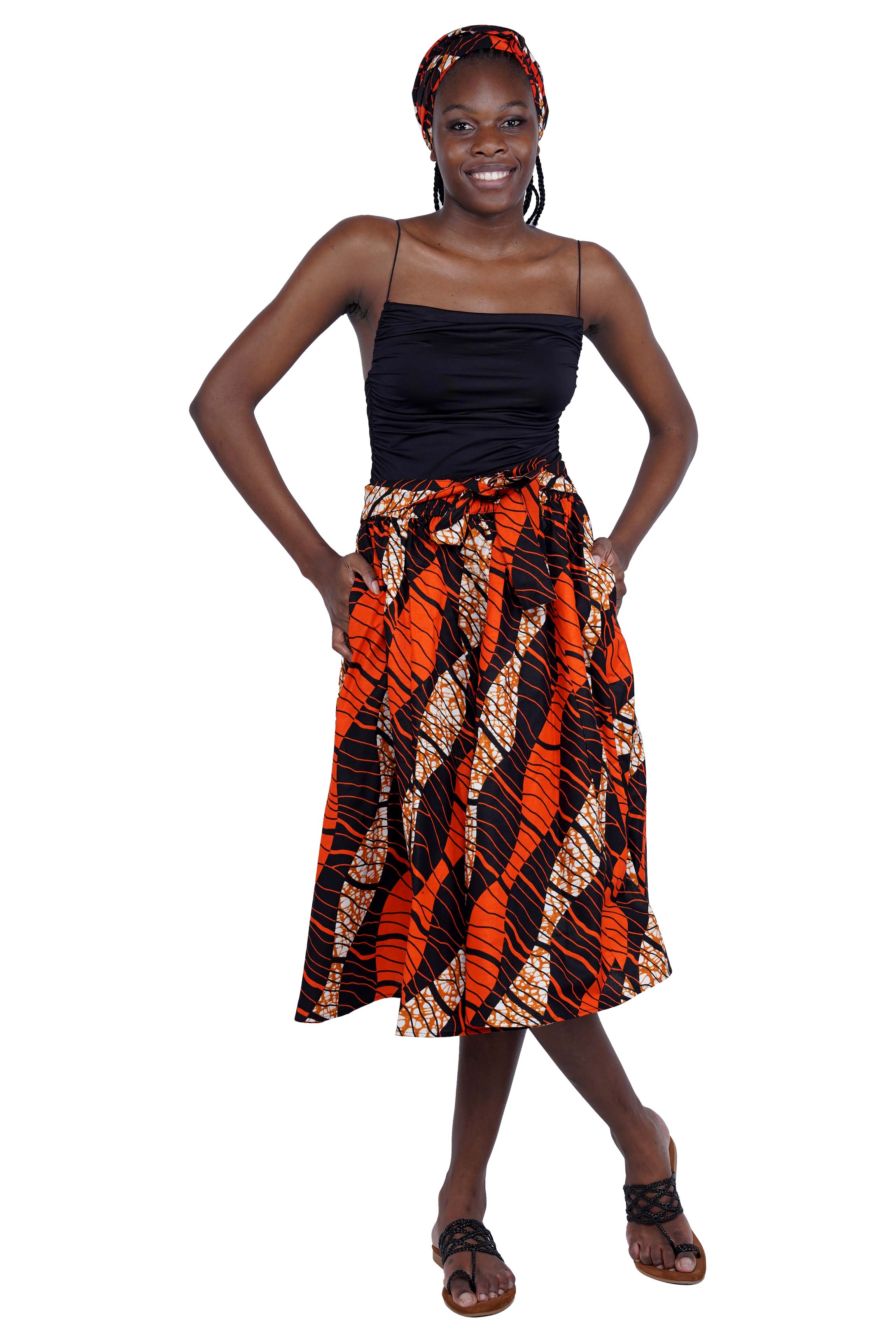 African Midi Skirt