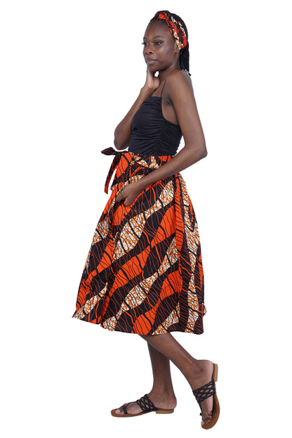 African Midi Skirt