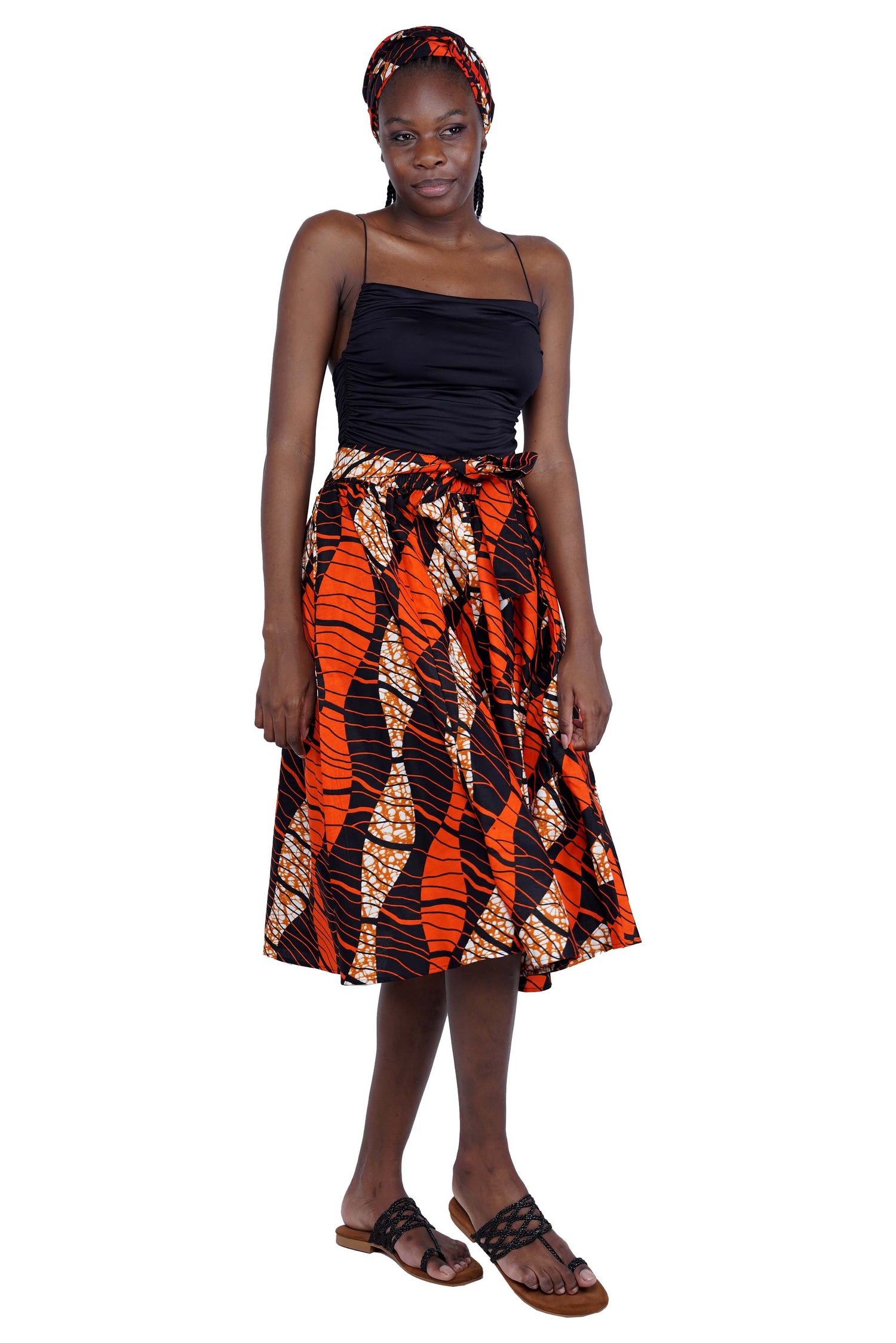 African Midi Skirt