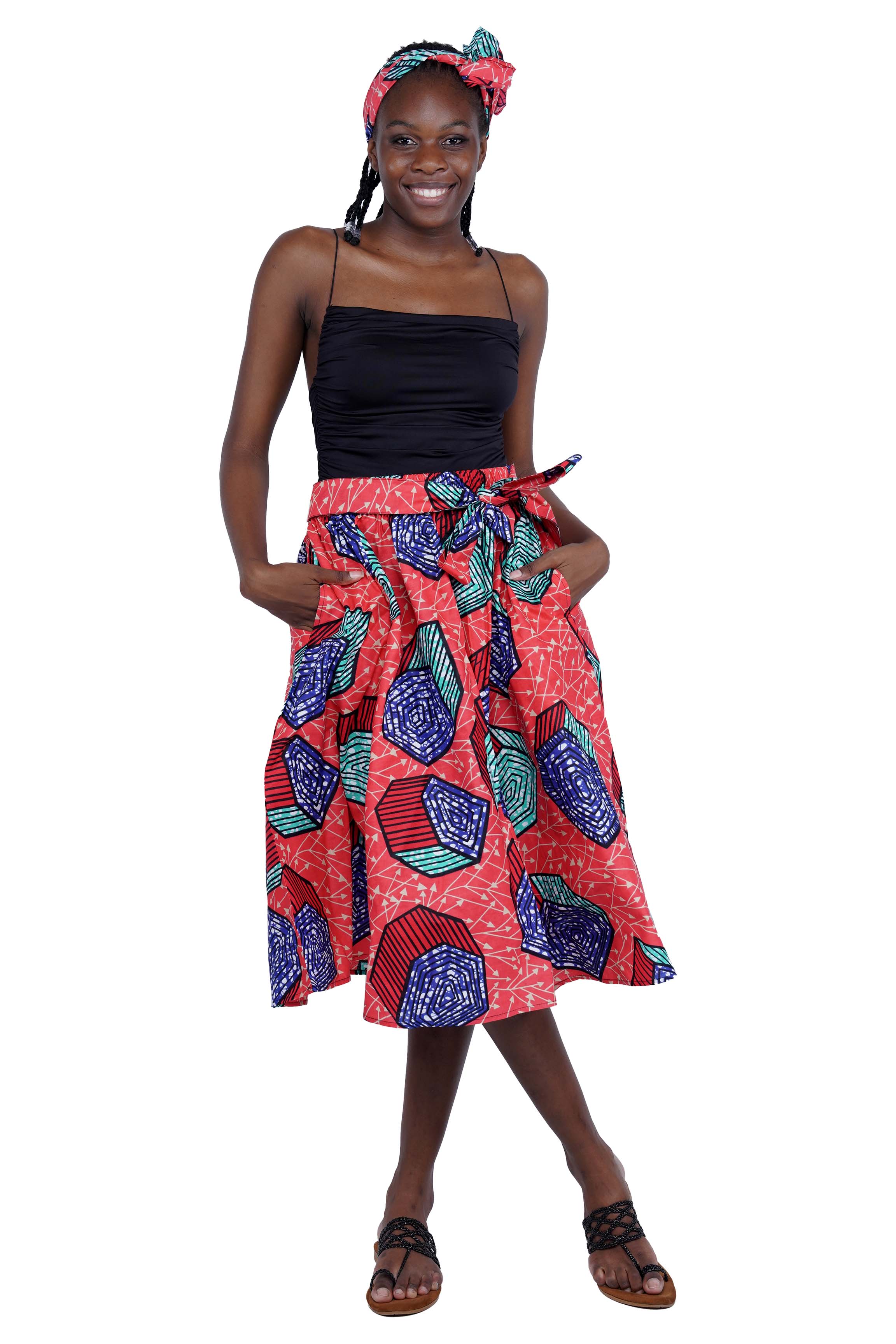 African Midi Skirt