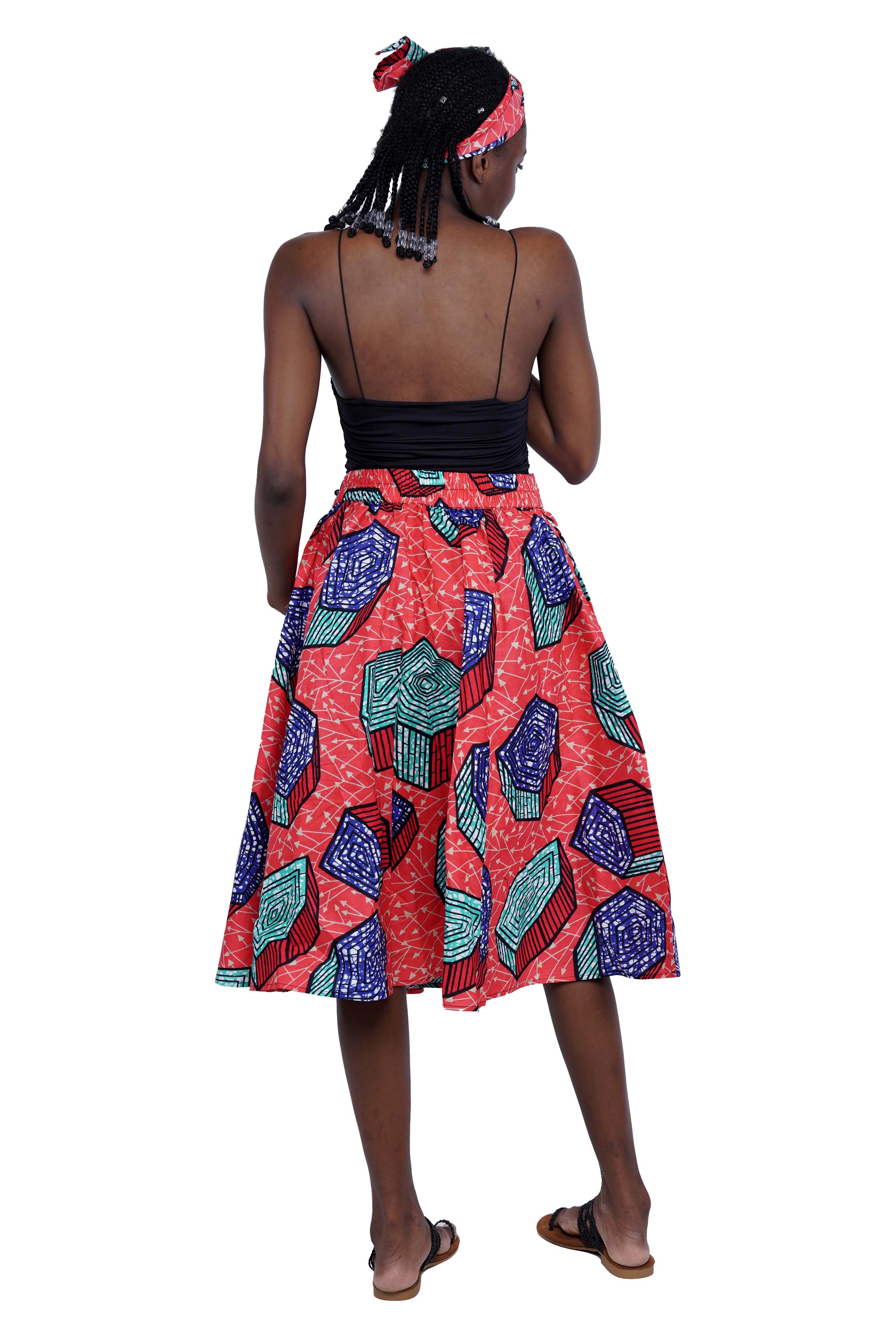 African Midi Skirt