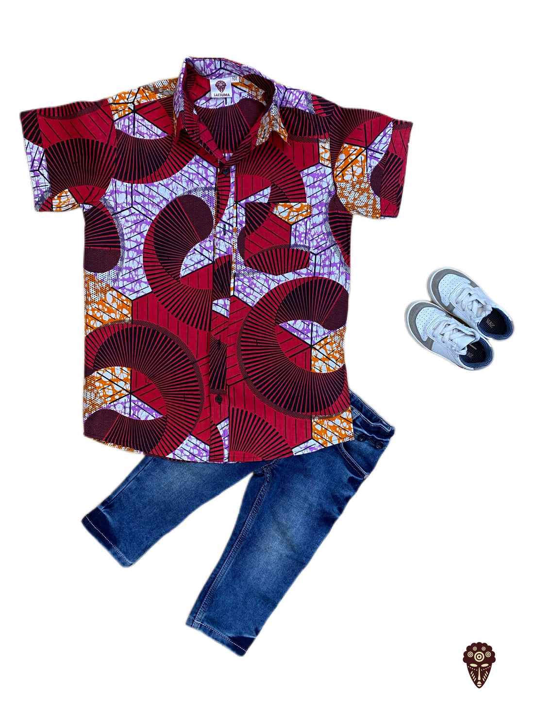 Ankara Shirt For Boys